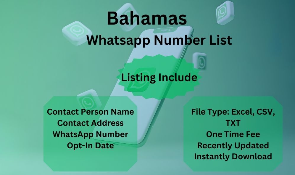 Bahamas whatsapp number list