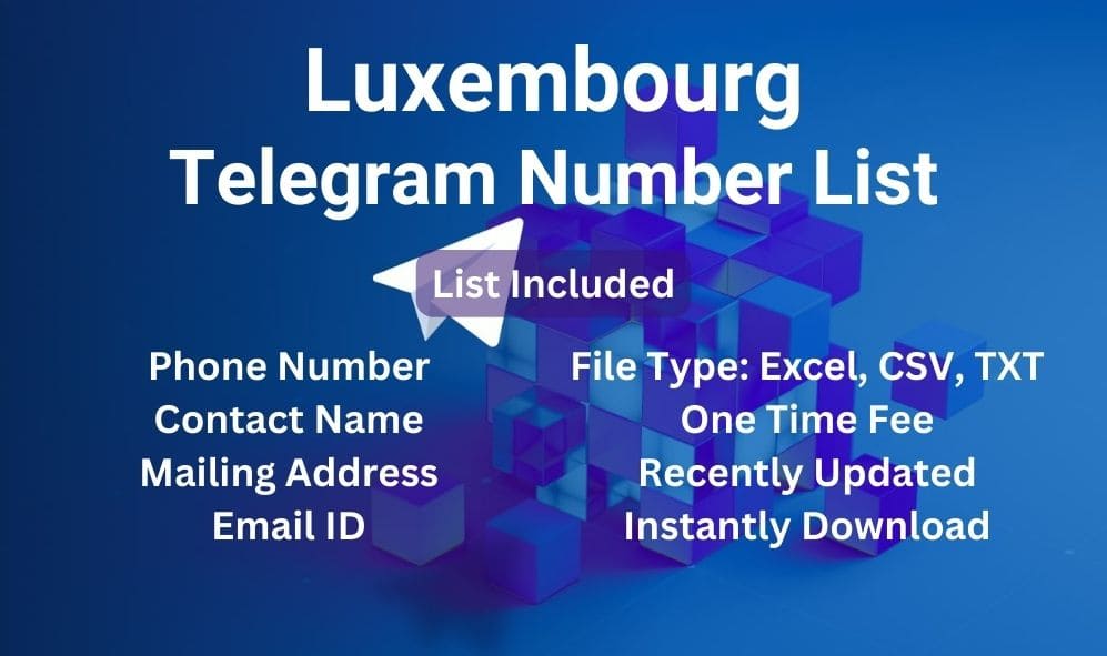 Luxembourg telegram number list