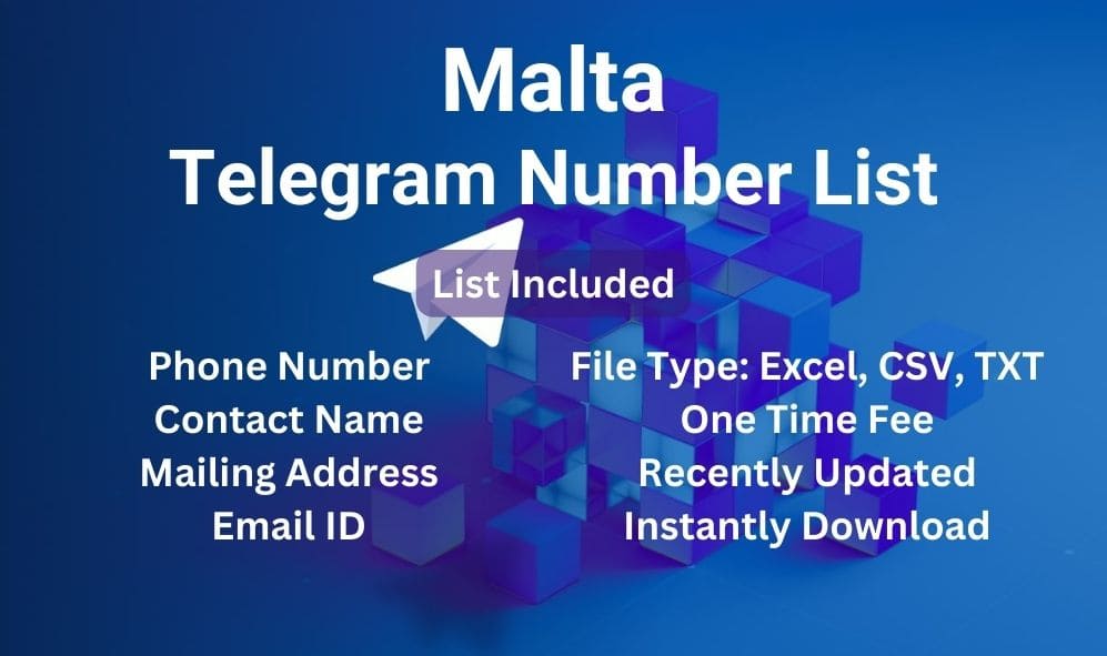 Malta telegram number list