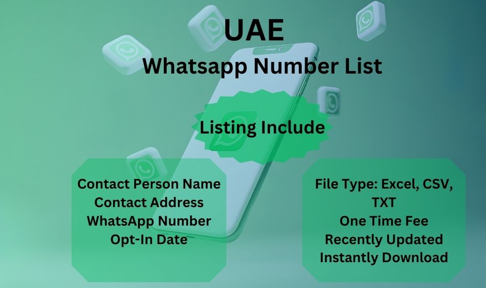 UAE whatsapp number list